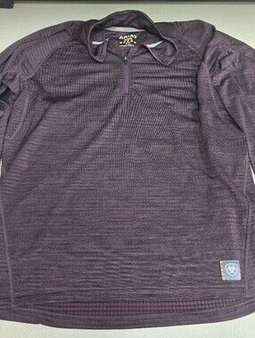 Ariat Rebar Purple Quarter-Zip Pullover